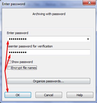 Как поставить пароль на архив Winrar?