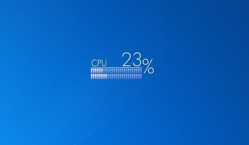 Гаджет ЦП и Ram статистики для Windows 7 и 8