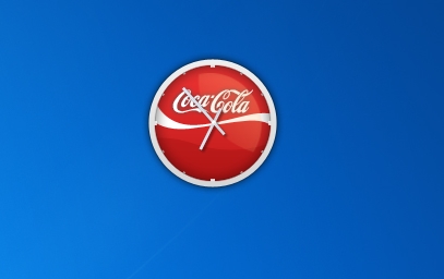 Гаджет часы Coca-Cola для Windows 7 и 8