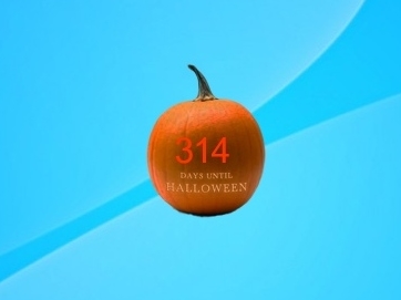 Гаджет Halloween таймер на рабочий стол для Windows 7 и 8